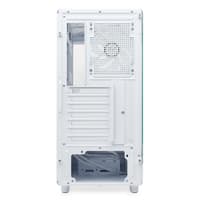 Корпус без блока питания/ Case HSPD F510, Panoramic Mid Tower, White, TG, 0.5 SPCC, 3x120mm ARGB (FNW010) ATX, mATX, mITX 180/280/160mm 1x2.5", 1x3.5", 7xPCI 2xUSB-A 3.0 356x218x467mm - фото 9