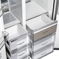 Холодильник Kuppersberg/ KITCHEN RETAIL / Отдельностоящии холодильник Side-by-Side, Габариты (ШxВxГ): 91.1х191.2х60 см, полезный объем хол. камеры: 294 л, электронное управление, Светодиодное освещение, Антибактериальный пластик, система NО FROST, цвет: серебристый - фото 11