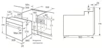 Встраиваемый духовой шкаф Korting/ Газ, Crystal, 59.7 х 59.6 x 56.5, газовая, газовый гриль, газ-контроль, электроподжиг, телескопические направляющие, нержавеющая сталь - фото 7