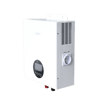Источник бесперебойного питания/ ИБП POWERMAN Smart 1500 HYBRID, линейно-интерактивный, 1500ВА/1200Вт, 165-265В, 2 евророзетки, внешняя свинцово-кислотная (AGM, GEL, FB) или LiFePO4 батарея на 12В емкостью от 120Ач (не входит в комплект поставки), ток заряда до 34А, ЖК-дисплей, навесной, 390мм х 270мм х 120мм, 10.2кг. - фото 3