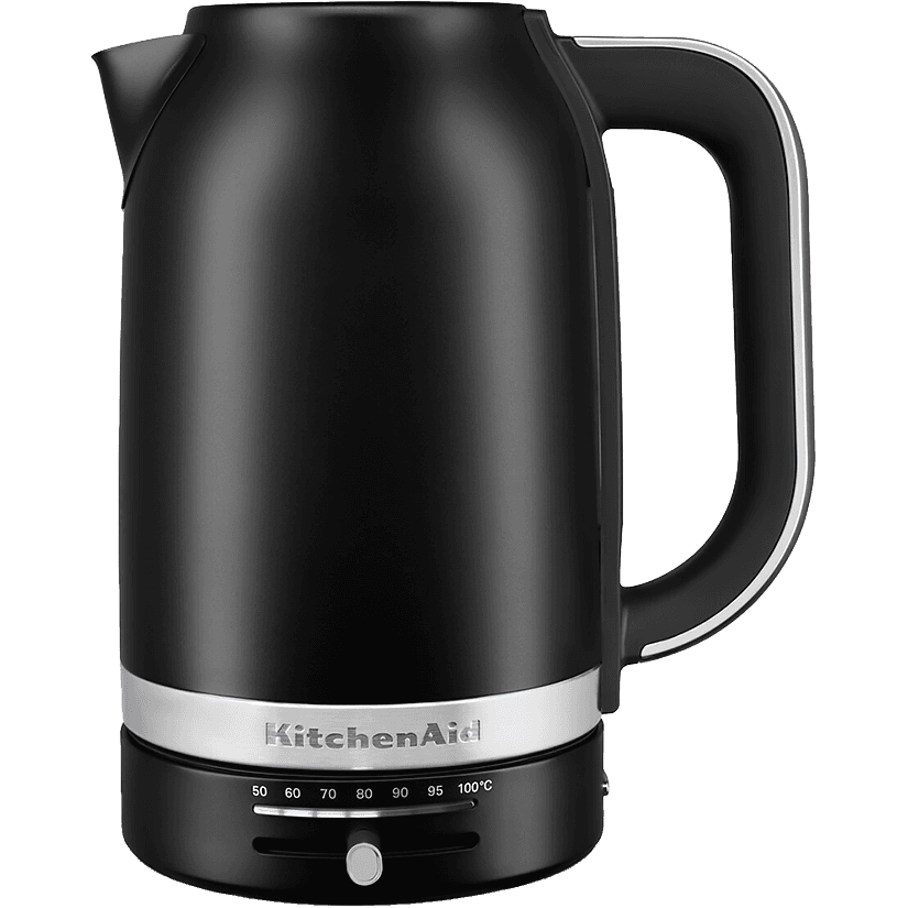 Электрочайник KitchenAid, термо-контроль, 1.7 л., матовый черный