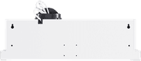 ВЫТЯЖКА HOMSair Flat 50 White/ встраиваемая, кнопочное управление, 2 скорости, 520 м3/ч, до 20 м2, 45 дБ, угольный фильтр CF110 - 1 шт, ШхВхД: 500х176х280 мм, белый цвет - фото 19
