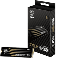 Твердотельный накопитель SSD MSI 1TB PCIe 4.0 NVMe M.2 SPATIUM M480 PRO - фото 11