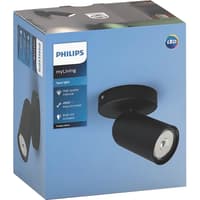 Потолочный светильник Philips PONGEE single spot black 1xNW 230V (лампы в комплект не входят) - фото 3