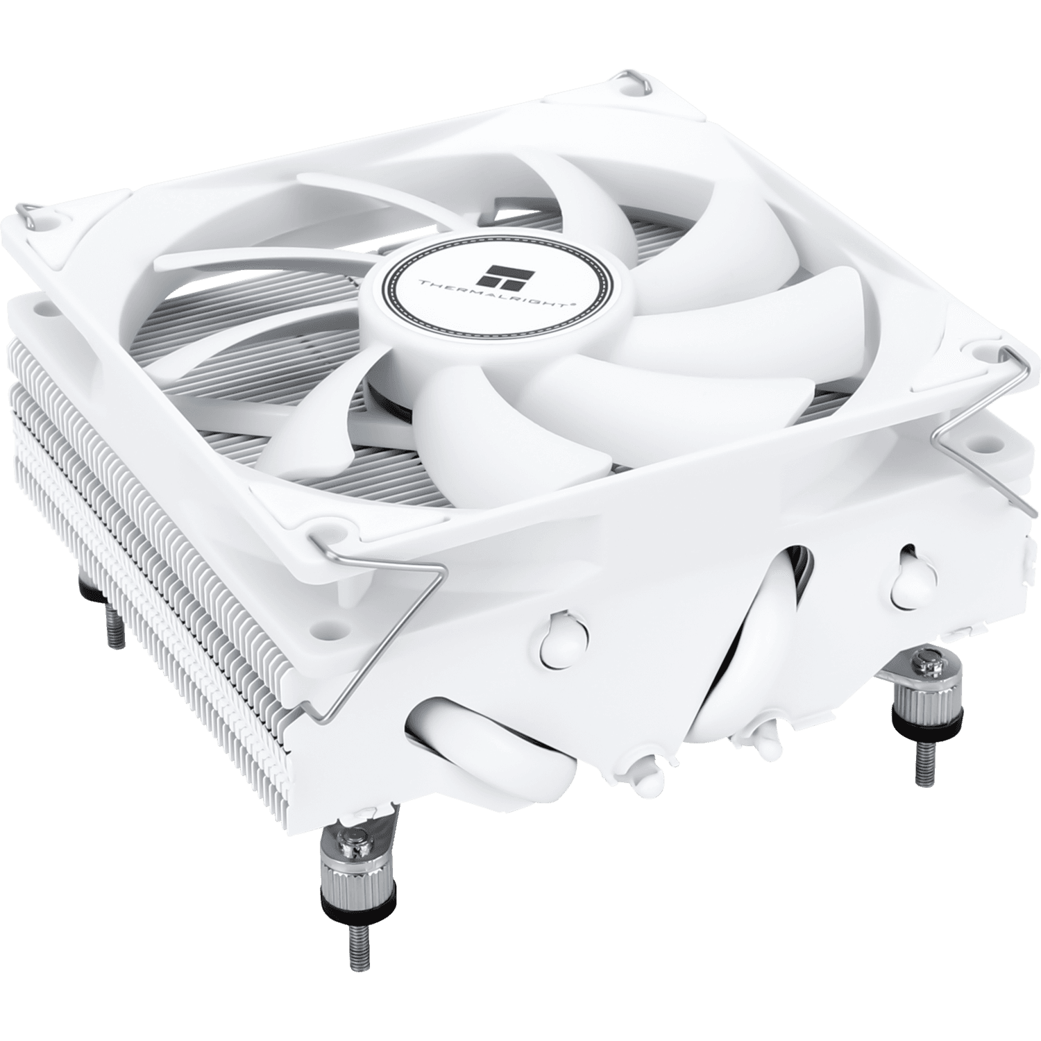 Кулер для процессора/ CPU Cooler Thermalright AXP-90 X47 White (4-pin PWM, 32mm, Ni/Cu, 4x6mm, 1x92mm, 42.58CFM, 22.4dBA, 2700RPM, S: 1851/1700/1200/115X, AM5/AM4, white)