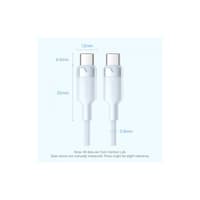 Кабель Vention USB 2.0 CM/CM - 1м. Белый 3А PD60W - фото 4