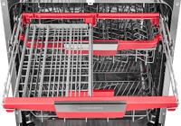 Встраиваемая посудомоечная машина Kuppersberg/ KITCHEN RETAIL / Встраиваемая посудомоечная машина Kuppersberg, количество корзин: 3, ширина 60 см, 14 комплектов, электронное управление, цифровой дисплей, отсрочка старта до 24 часов, 7 программ, 7 температурных режимов, луч на полу, использование таблеток «3 в 1», тип сушки: конденсационная, индикация наличия соли и ополаскивателя, частичная защита от протечек, самодиагностика, уровень шума 47 дБ, класс энергопотребления А++, "луч на полу" - фото 15