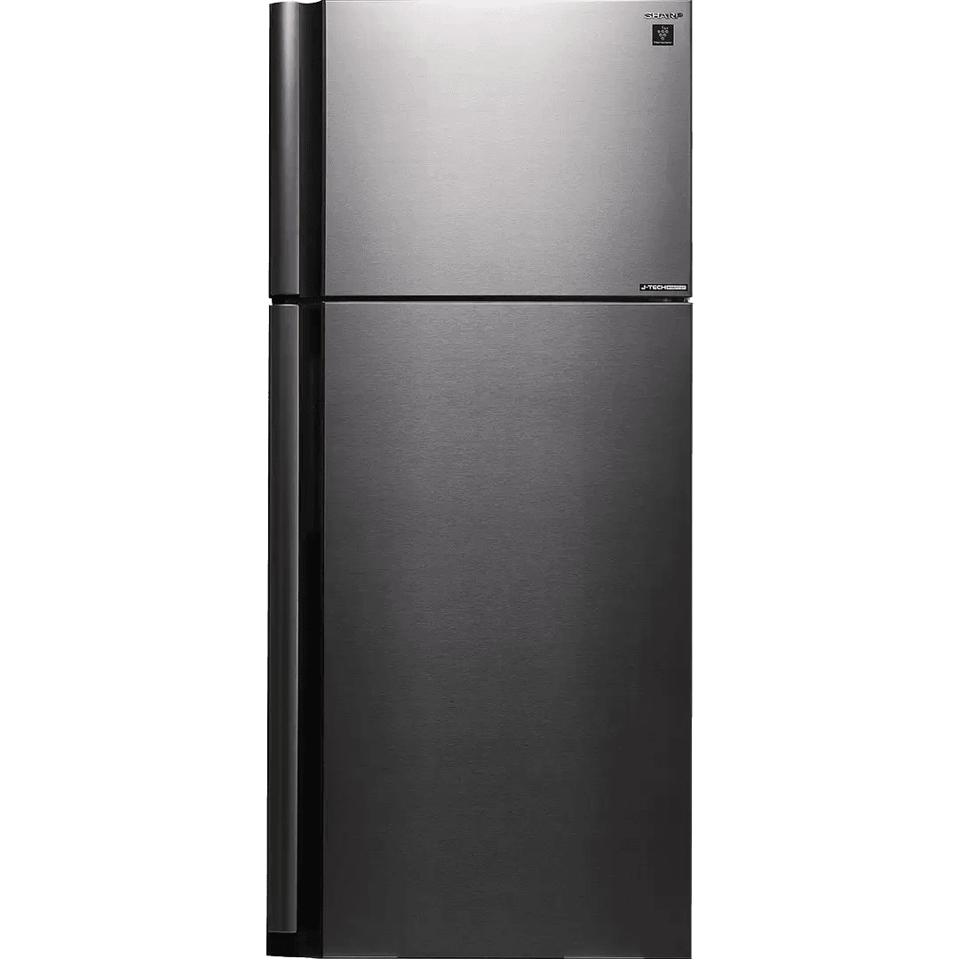 Холодильник Sharp/ Холодильник Sharp, отдельностоящий, ВхШхГ 1850х800х735 мм, объем 578 (430+148) л, No Frost, инверторный компрессор, ионизация воздуха, быстрое замораживание, быстрое охлаждение, дезодорирующая система, LED освещение, зона свежести, льдогенератор, энергоэффективность A++, цвет серебристый
