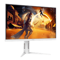 AOC Q27G4/WS 27" 2560x1440, IPS, 200Hz, 80M:1, 450cd, 0.3 ms, HDMI 2.0, DisplayPort 1.4, Height adj 130, pivot, VESA 100, 3Y, White/Silver - фото 3