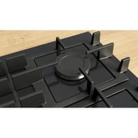 Газ, 4.5х59x52 см, закаленное стекло, 4 конфорки, газ-контроль, автоподжиг, черный цвет - фото 7