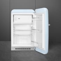 Холодильник SMEG/ Холодильник SMEG, ВхШхГ 970х545х659 мм, отдельностоящий, однодверный, LED подсветка, внутренняя морозильная камера, электромеханический контроль температуры, стандартный компрессор, полезный объем 105 л, энергоэффективность D, уровень шума 35 дБ, цвет пастельный голубой - фото 4