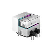 Система охлаждения/ Water Cooling System PCCooler DS360 WH (310W, 360mm, LED temp., White, ARGB Pump/ Fans: 3x120mm, 86.73CFM, 28dBA, 2200RPM/ Pump height 67mm, 28dBA, 3200RPM, Rad thickness 27mm/ S: 1851, 1700, 1200, 20XX, 115X, AM5, AM4) - фото 9
