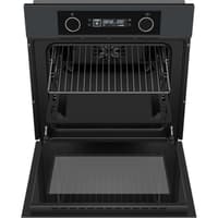 Шкаф духовой электрический MAUNFELD/ 59.5х59х52.5 см, 6 режимов, таймер, гриль, утапливаемые переключатели, 3 стекла, переключатели черные, графит - фото 6