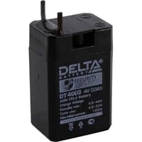 Батарея DELTA серия DT, DT 4003, напряжение 4В, емкость 0.3Ач (разряд 20 часов), макс. ток заряда 0.09А, свинцово-кислотная типа AGM, клеммы вывод под пайку5мм., ДxШxВ 26х21х40мм., 0.045кг., срок службы 5 лет./ Battery DELTA series DT, DT 4003, voltage 4V, capacity 0.3Ah (discharge 20 hours), max. charge current 0.09A, lead-acid type AGM, solder terminals 5mm., LxWxH 26x21x40mm., 0.045kg., service life 5 years. - фото 4