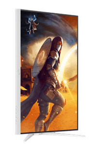 AOC Q27G4/WS 27" 2560x1440, IPS, 200Hz, 80M:1, 450cd, 0.3 ms, HDMI 2.0, DisplayPort 1.4, Height adj 130, pivot, VESA 100, 3Y, White/Silver - фото 9
