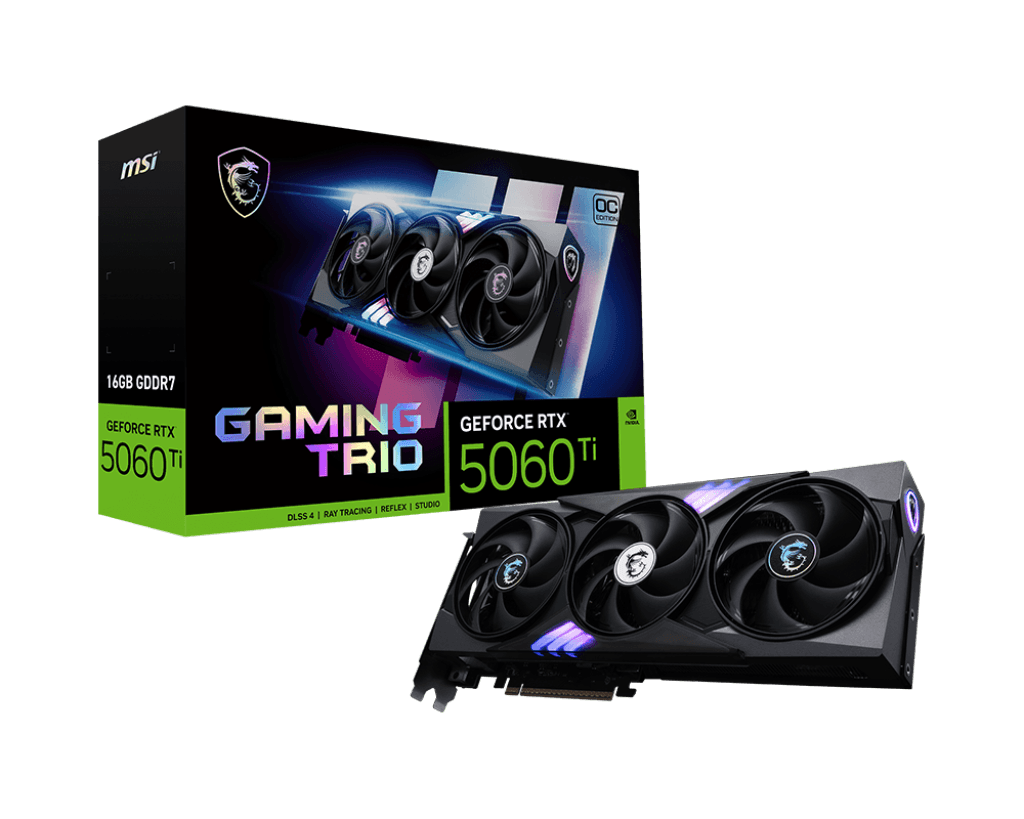 Видеокарта/ GeForce RTX 5060 Ti 16G GAMING TRIO OC