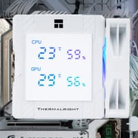 Кулер для процессора/ CPU Cooler Thermalright Peerless Assassin 120 Digital White ARGB (4-pin PWM, LED temp., 162mm, Ni/Cu, 6x6mm, ARGB, 2x120mm, 88.89CFM, 25.6dBA, 1850RPM, S: 1851, 1700, 1200, 115X, AM5, AM4, white) - фото 15