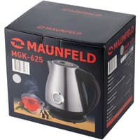 Чайник MAUNFELD/ Чайник MAUNFELD MGK-625BG, мощность 2200 Вт, объем 1.7 л, индикация включения, подсветка, отключение при отсутствии воды, цвет бежевый - фото 2