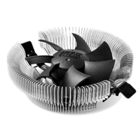 E80 - Вентилятор для процессора PCCooler E80 TDP 65W, вентилятор 80мм, 2200RPM, 22dBa, 775/115X/AM2/2+/AM3/3+/AM4/FM1/FM2/754/939/940 Черный - фото 1