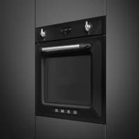 Встраиваемый духовой шкаф SMEG/ Многофункциональный духовой шкаф с пароувлажнением и пиролизом, 60 см, 12 функций, цвет чёрный, Victoria - фото 3