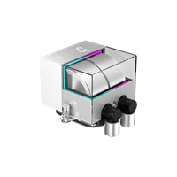 Система охлаждения/ Water Cooling System PCCooler DS360 WH (310W, 360mm, LED temp., White, ARGB Pump/ Fans: 3x120mm, 86.73CFM, 28dBA, 2200RPM/ Pump height 67mm, 28dBA, 3200RPM, Rad thickness 27mm/ S: 1851, 1700, 1200, 20XX, 115X, AM5, AM4) - фото 10