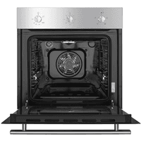 Шкаф духовой газовый MAUNFELD/ Шкаф духовой газовый MAUNFELD EOGC604S (с электрическим грилем), полезный объем 60 л, 5 режимов работы, гидролизная очистка, максимальная температура 250 С, таймер, конвекция, электроподжиг, автоматическое выключение, газ-контроль, телескопические направляющие, 3 стекла в дверце, цвет черный/стальной - фото 6