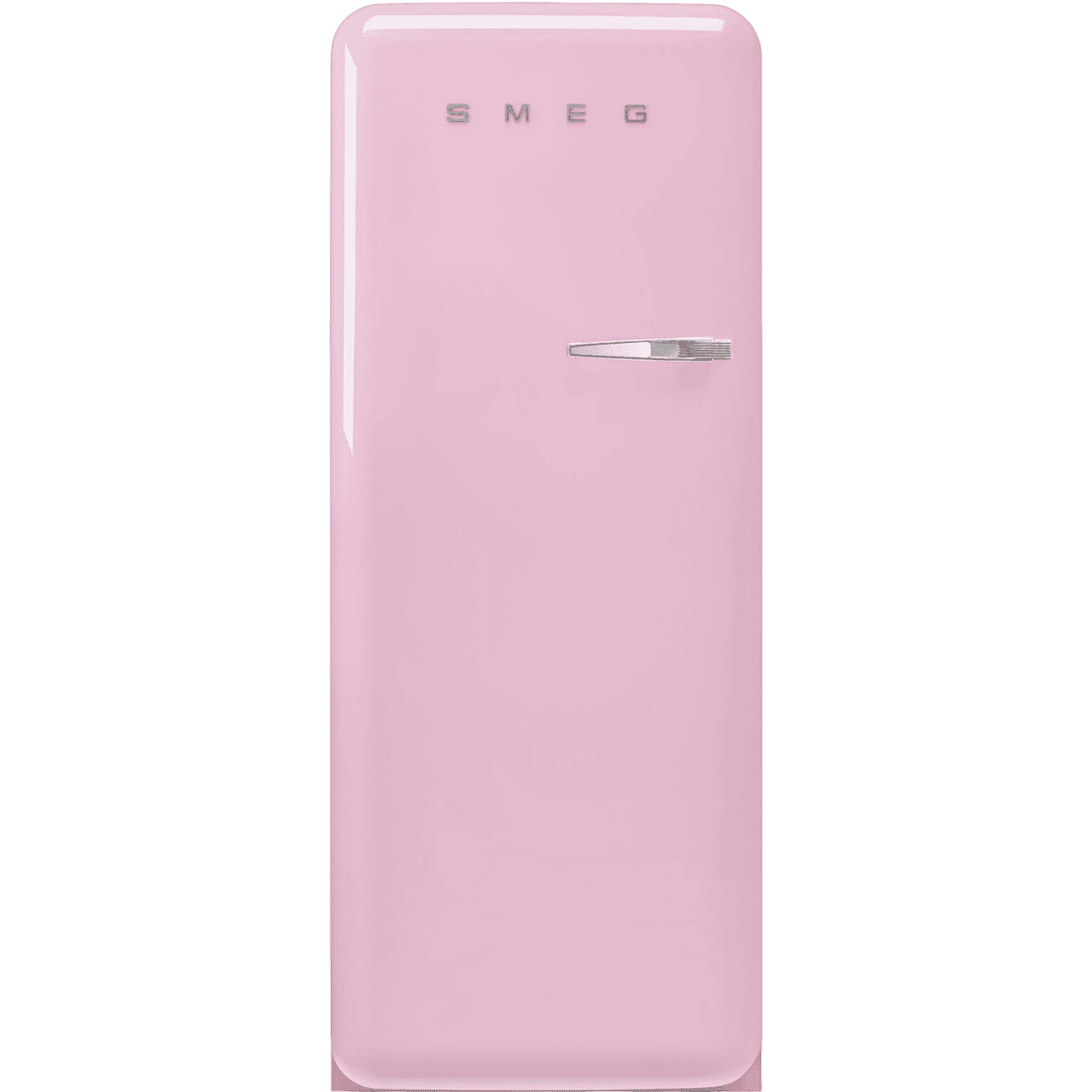 Холодильник SMEG/ Холодильник SMEG, ВхШхГ 1530х601х728 мм, отдельностоящий, стиль 50-х, однокамерный, внутренняя морозильная камера, объем 270 л (244 + 26), LED освещение, инверторный компрессор, энергоэффективность С, цвет розовый