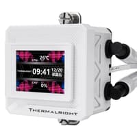 Водяное охлаждение для процессора/ Water Cooling System Thermalright Frozen Warframe SE 240 ARGB White (240mm, LED temp., Black, ARGB/ Fans: 2x120mm, 70.84CFM, 29.8dBA, 2000RPM/ Pump height 59mm, Rad thickness 27mm/ S: 1851, 1700, 1200, 115X, AM5, AM4) - фото 15
