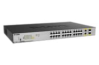 Коммутатор/ DGS-1026MP Unmanaged Switch 24x1000Base-T PoE, 2xCombo 1000Base-T/SFP, PoE Budget 370W, metal case - фото 1