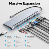 Мультифункциональная док-станция Vention USB Type C 11 в 1 - фото 6