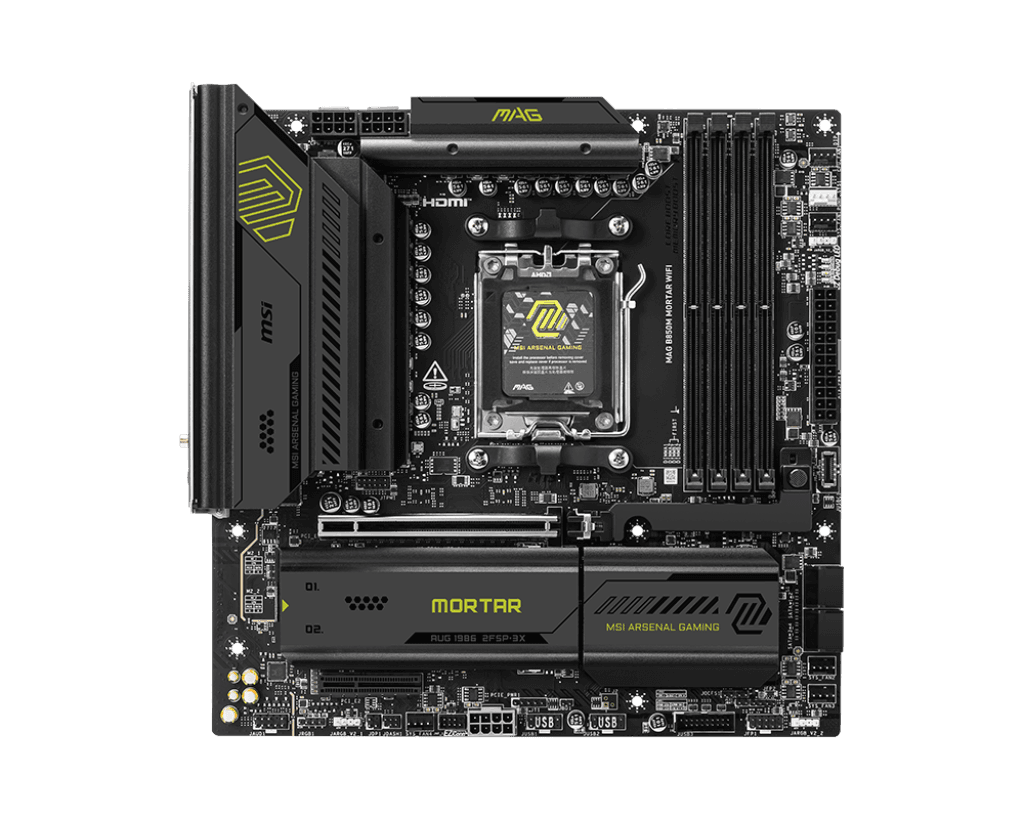 Материнская плата AMD B850 SAM5 MATX MAG B850M MORTAR WIFI MSI