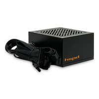 Блок питания/ Power Supply HSPD, 600W 80+ White (ATX, 2.31, Non-modular, 1x24(20+4)pin 500mm, 1xCPU 8(4+4)pin 550mm, 1xPCIe 8(6+2)pin 500mm, 1xSATA*3 400+150+150mm, 1xSATA*2 400+150mm, 1xMOLEX*2 400+150mm , Active, 120x120mm, 150x140x86mm, APFC, OVP, OPP, SCP, UVP, NLO, SIP, black) - фото 4