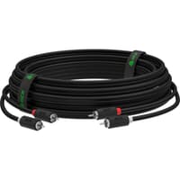 GCR PRO Кабель 12.5m аудио 2 х RCA / 2 х RCA, черный - фото 8