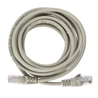 Патч-корд/ Патч-корд GoPower RJ-45 (m)-RJ-45 (m) 3.0м кат.5е ПВХ 26AWG CCA серый в пакете (1/100) - фото 2