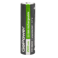 Аккумулятор Li-ion GoPower 18650 BL1 3.7V 2500mAh без защиты выс.конт. (1/6/120) - фото 3