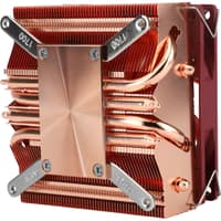 Кулер для процессора/ CPU Cooler Thermalright AXP-90 X53 Full (4-pin PWM, 38mm, Cu/Cu, 4x6mm, 1x92mm, 42.58CFM, 22.4dBA, 2700RPM, S: 1851/1700/1200/115X, AM5/AM4, orange, red) - фото 13