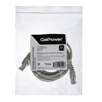 Патч-корд/ Патч-корд GoPower RJ-45 (m)-RJ-45 (m) 3.0м кат.5е ПВХ 26AWG CCA серый в пакете (1/100) - фото 4