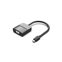 Мультимедиа конвертер Vention USB Type C M/VGA 15F, Черный - фото 2