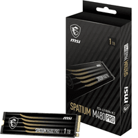 Твердотельный накопитель SSD MSI 1TB PCIe 4.0 NVMe M.2 SPATIUM M480 PRO - фото 12