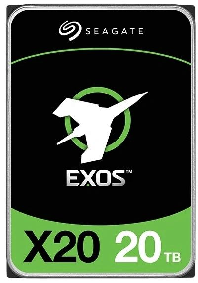 Жесткий диск SATA 20TB EXOS 7200RPM 6GB/S 512MB ST20000NM002C SEAGATE OFFICIAL FACTORY RECERTIFIED