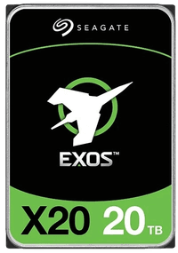 Жесткий диск SATA 20TB EXOS 7200RPM 6GB/S 512MB ST20000NM002C SEAGATE OFFICIAL FACTORY RECERTIFIED - фото 1
