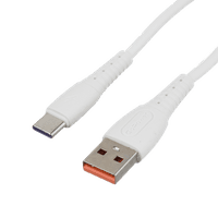 Кабель/ Кабель GoPower GP07T USB (m)-Type-C (m) 1.0м 2.4A силикон белый (1/200/800) - фото 2