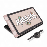 Интерактивный дисплей/ Сенсорный монитор Huion KAMVAS 13 Gen 3 Pink - фото 8