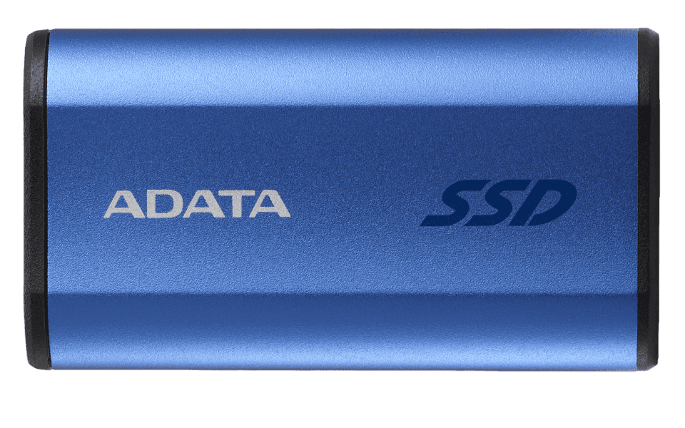 Твердотельный накопитель/ ADATA External SSD SE880, 500GB, USB 3.2 Gen2 Type-C, up to R/W 2000/2000 MB/s, 64.8x35x12.5mm, Blue (5 лет)