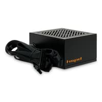 Блок питания/ Power Supply HSPD, 450W 80+ White (ATX, 2.31, Non-modular, 1x24(20+4)pin 500mm, 1xCPU 8(4+4)pin 550mm, 1xPCIe 8(6+2)pin 500mm, 1xMOLEX + SATA*2 400+150+150mm, 1xMOLEX + SATA 400+150mm , Active, 120x120mm, 150x140x86mm, APFC, OVP, OPP, SCP, UVP, NLO, SIP, black) - фото 3