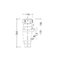 Измельчитель отходов Kuppersberg/ Измельчитель отходов Kuppersberg, High-Tech, мощность 750 Вт, 3800-4200 об/мин, защита от перегрева, авто выключение, DC мотор, уровень шума 75 дБ, цвет винный - фото 21