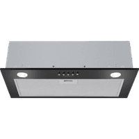ВЫТЯЖКА MAUNFELD CROSBY SINGL 60 BLACK/ Полновстраиваемая, 60см, 850 м3, кнопочное управление, LED, площадь кухни до 30м2, опция: угольный фильтр CF140C-2шт, черная - фото 2
