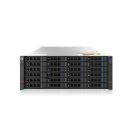 Серверная платформа/ Gooxi SR401-D36RE-G2 4u 36 bay platform with Expander backplane, based on AMD 9004; 2x 2.5" rear SAS/SATA; 2x 2.5" rear NVMe; 2xPCIe 4.0x16; 4xPCIe 4.0x8; 2x1300W psu RAIL kits; EU power cables - фото 2