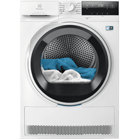 Сушильный барабан ELECTROLUX/ Сушильный барабан с тепловым насосом, Глубина, см: 63.8, Цвет: белый, Максимальная загрузка белья (кг): 9, 12 программ, инверторный мотор,панель управления на английском языке - фото 1