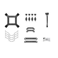 Кулер для процессора PCCooler RT620 PRO BK (250W, 4-pin PWM, 153mm, Al/Cu, 6x6mm, 2x120mm, 73.32CFM, 34.9dBA, 2200RPM, S: 1851/1700/1200/115X, AM5/AM4, черный) - фото 10